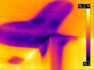 thermal image leak detection